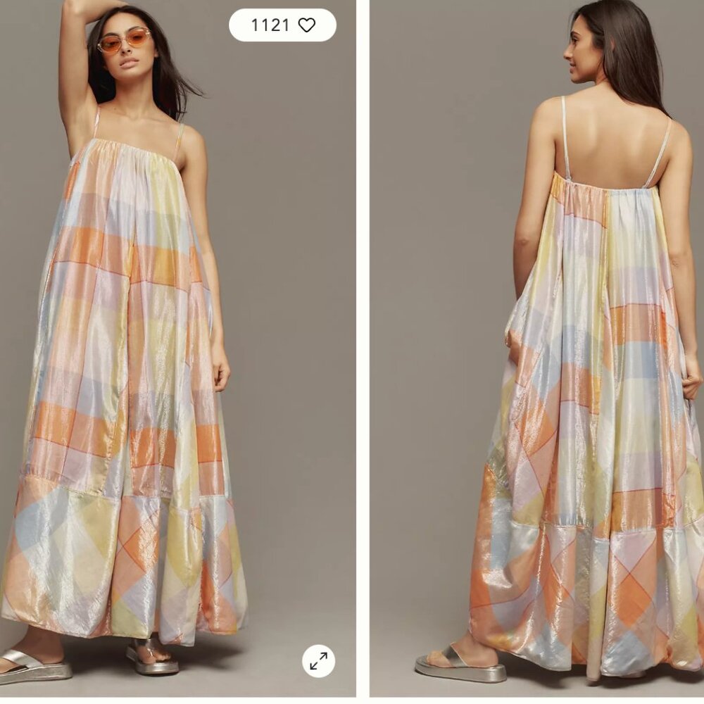 Anthropologie Pilcro Plaid Maxi Dress **BRAND NEW TAGS ATTACHED**